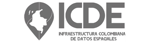 Logo Infraestructura Colombiana de Datos abiertos- ICDE