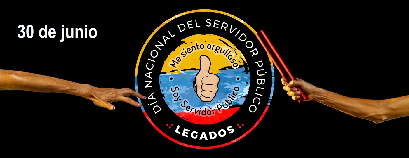 Imagen diseñada con el logo que identifica al Día Nacional del Servidor Público