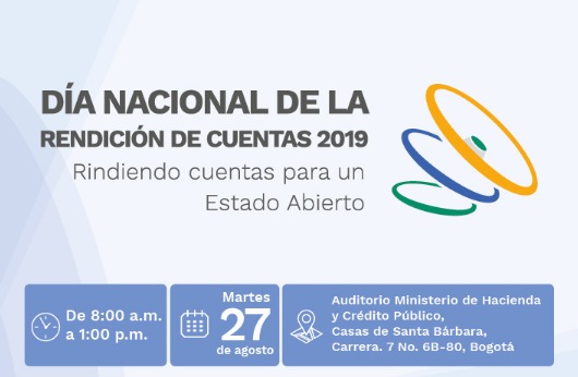 Evento de Día Nacional de la Rendición de Cuentas 2019