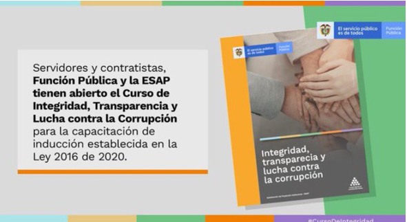 Curso Virtual de Integridad, Transparencia y Lucha contra la Corrupción. Curso Virtual de Integridad, Transparencia y Lucha contra la Corrupción.